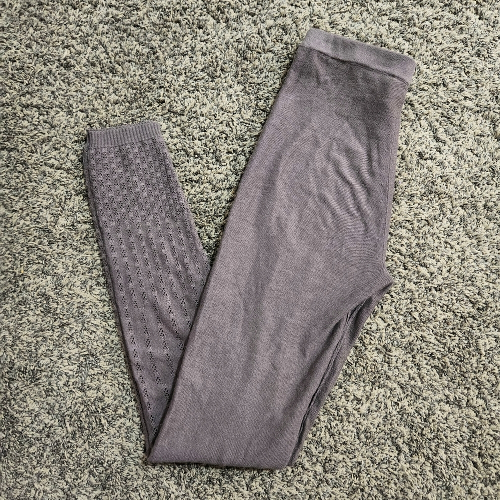 Patrizia Pepe Wool & Silk Blend Leggings